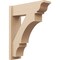 Ekena Millwork 8-in W x 26-in D x 32-in H Balboa Trad Rough Cedar Woodgrain TimberThane Outlooker, Primed Tan OUTUR080X26X32BOA04RCPR - alternate 1